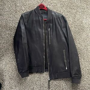 Men’s AllSaints Leather Bomber jacket